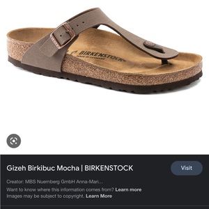 Birkenstock Gizeh - Mocha - size 39